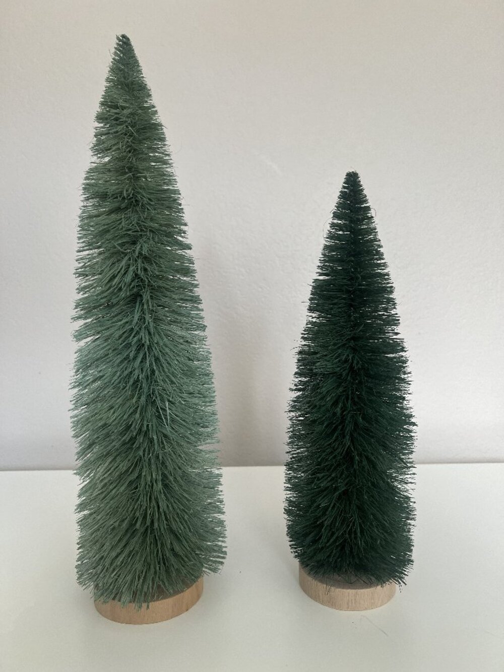 NWOT Pier 1 Holiday Bottle Brush Trees (Set of 2)